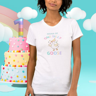 Mama einer dummen Gans Erster Geburtstag Frauen T-Shirt