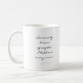 Mama einer Engels-Tasse Kaffeetasse (Links)