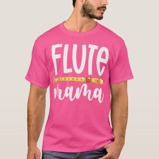 Mama einer Flute-Player-Mama Flutist Mama Flute T-Shirt