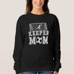 Mama einer Fußballhalterin der Fußballhalterin 1 Sweatshirt