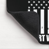 Mama einer Herzerkrankung des roten Herzens Mousepad (Ecke)