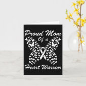 Mama einer Herzkrankheit Karte (Gelbe Blume)