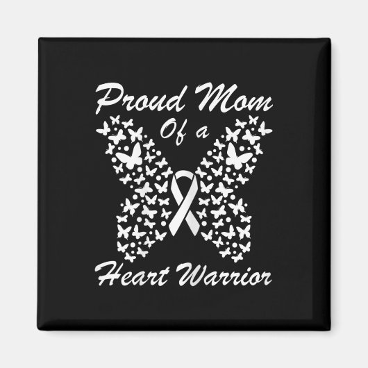 Mama einer Herzkrankheit Magnet (Vorne)