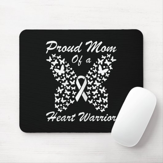 Mama einer Herzkrankheit Mousepad (Mit Mouse)
