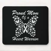 Mama einer Herzkrankheit Mousepad (Vorne)