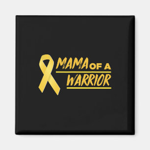 Mama einer kriegerischen Mama Kindheitskrebs Magnet