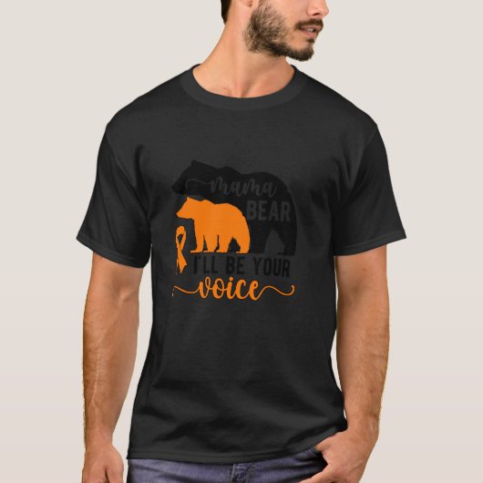 Mama einer Leukämie Warrior Mama T-Shirt (Vorderseite)