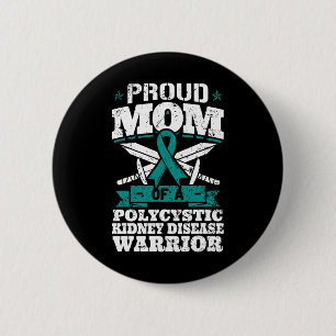 Mama einer polyzystischen Nierenerkrankung Warrior Button
