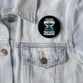 Mama einer polyzystischen Nierenerkrankung Warrior Button (Beispiel)