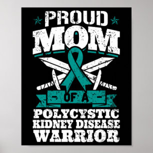Mama einer polyzystischen Nierenerkrankung Warrior Poster