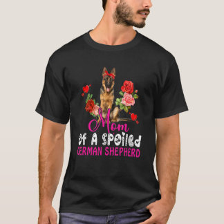Mama einer verwöhnten Krawatte eines Niedlichen Hu T-Shirt