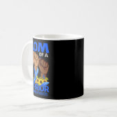 Mama einer Warrior Hydrocephalus Awareness Sonnenb Kaffeetasse (Vorderseite Links)