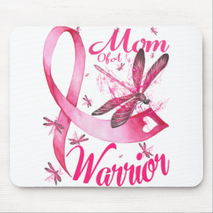 Mama eines Brustkrebserlebnisses eines Kriegers Mousepad