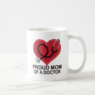 Mama eines Doktors Heart Gift Kaffeetasse