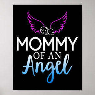 Mama eines Engels SIDS-Aufklärungsmonat Poster