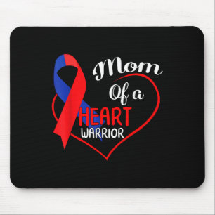 Mama eines Herzkriegers KD Aufklärung Monat Herz D Mousepad