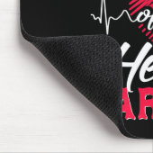 Mama eines Herzkriegers - KD-Bewusstsein Mousepad (Ecke)