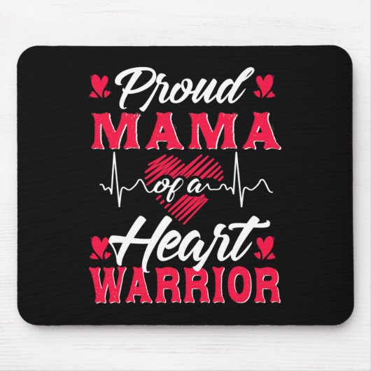 Mama eines Herzkriegers - KD-Bewusstsein Mousepad (Vorne)