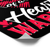 Mama eines Herzkriegers - KD-Bewusstsein Poster (Ecke)