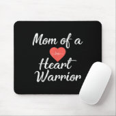 Mama eines Herzkriegers Mousepad (Mit Mouse)