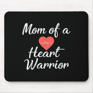 Mama eines Herzkriegers Mousepad
