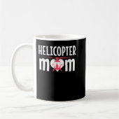 Mama eines Hubschraubers Pilot Luftfahrzeug Mutter Kaffeetasse (Links)