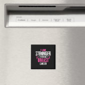 Mama eines kämpferischen Brustkrebses Ribbo Magnet (In Situ (Geschirrspüler))
