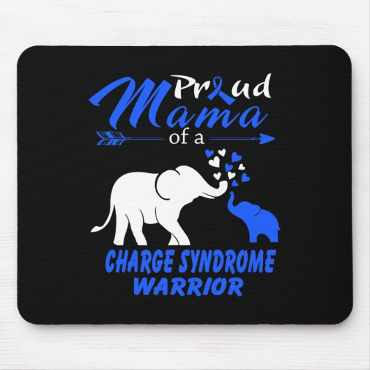 Mama eines Kartäts-Syndrom-Kriegers Mousepad (Vorne)