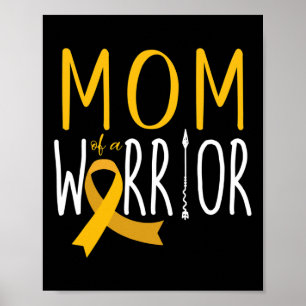 Mama eines Krebsbewusstseins eines Kriegers im Kin Poster