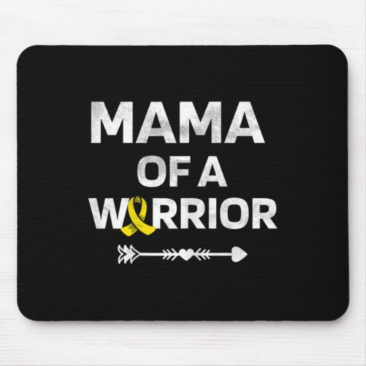 Mama eines kriegerischen Dipg-Bewusstseins Kinderk Mousepad (Vorne)