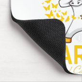 Mama eines kriegerischen Krebsbewusstseins Mousepad (Ecke)