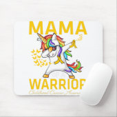 Mama eines kriegerischen Krebsbewusstseins Mousepad (Mit Mouse)