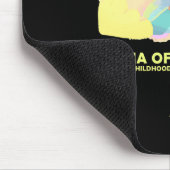 Mama eines kriegerischen Krebsbewusstseins Mousepad (Ecke)