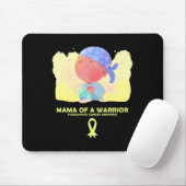 Mama eines kriegerischen Krebsbewusstseins Mousepad (Mit Mouse)