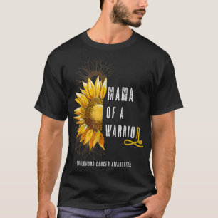 Mama eines Kriegerkrebses, Ribbon Oncolog T-Shirt
