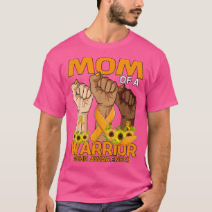 Mama eines Kriegers ADHS-Bewusstseins Sonnenblume T-Shirt