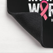 Mama eines Kriegers gegen Brustkrebs Mousepad (Ecke)