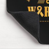 Mama eines Kriegers Krebs im Kindesalter Mousepad (Ecke)