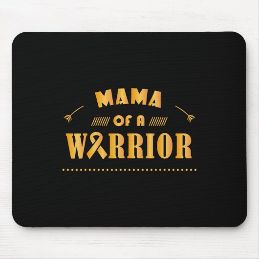 Mama eines Kriegers Krebs im Kindesalter Mousepad (Vorne)