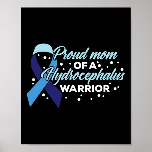 Mama eines Kriegers mit Hydrocephalus Poster (Vorne)