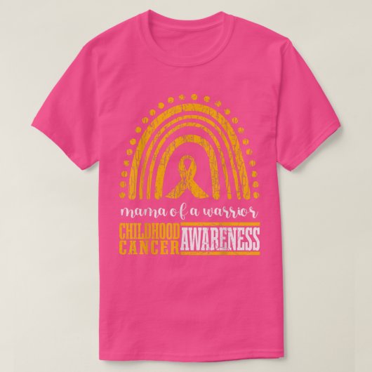 Mama eines Kriegers Rainb T-Shirt (Design vorne)