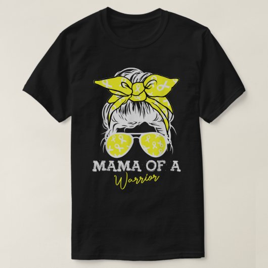 Mama eines Kriegers T-Shirt (Design vorne)