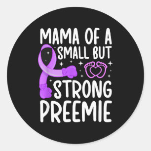Mama eines Mikro-Frühchens Baby-Mama Nicu-Mama von Runder Aufkleber