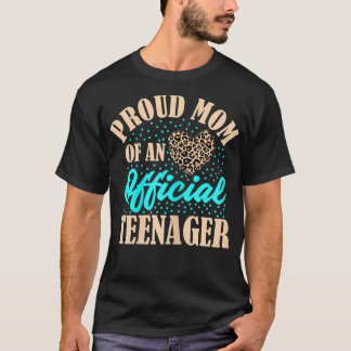 Mama eines Offiziellen Teenagers 13. Geburtstag T-Shirt