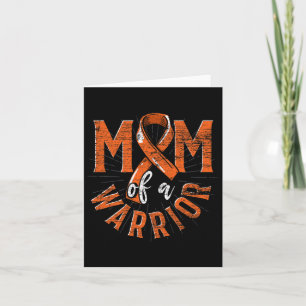 Mama eines Orangen-Ribbon-Krebses Karte