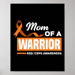 Mama eines Rsd Crps-Bewusstseins eines Kriegers Poster