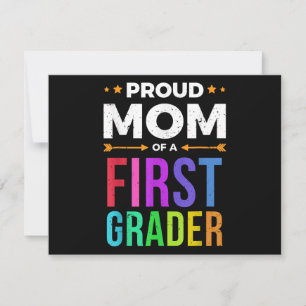 Mama eines Shirts erster Klasse Feiertagskarte