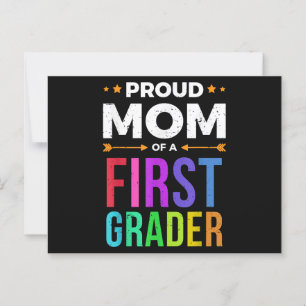 Mama eines Shirts erster Klasse Postkarte
