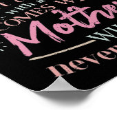 Mama eines T1d-Diabetes-Kindes Poster (Ecke)