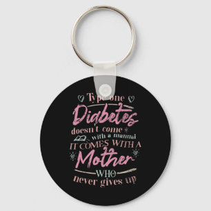 Mama eines T1d-Diabetes-Kindes Schlüsselanhänger